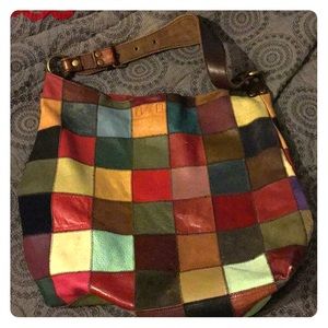 Leather lucky brand bag